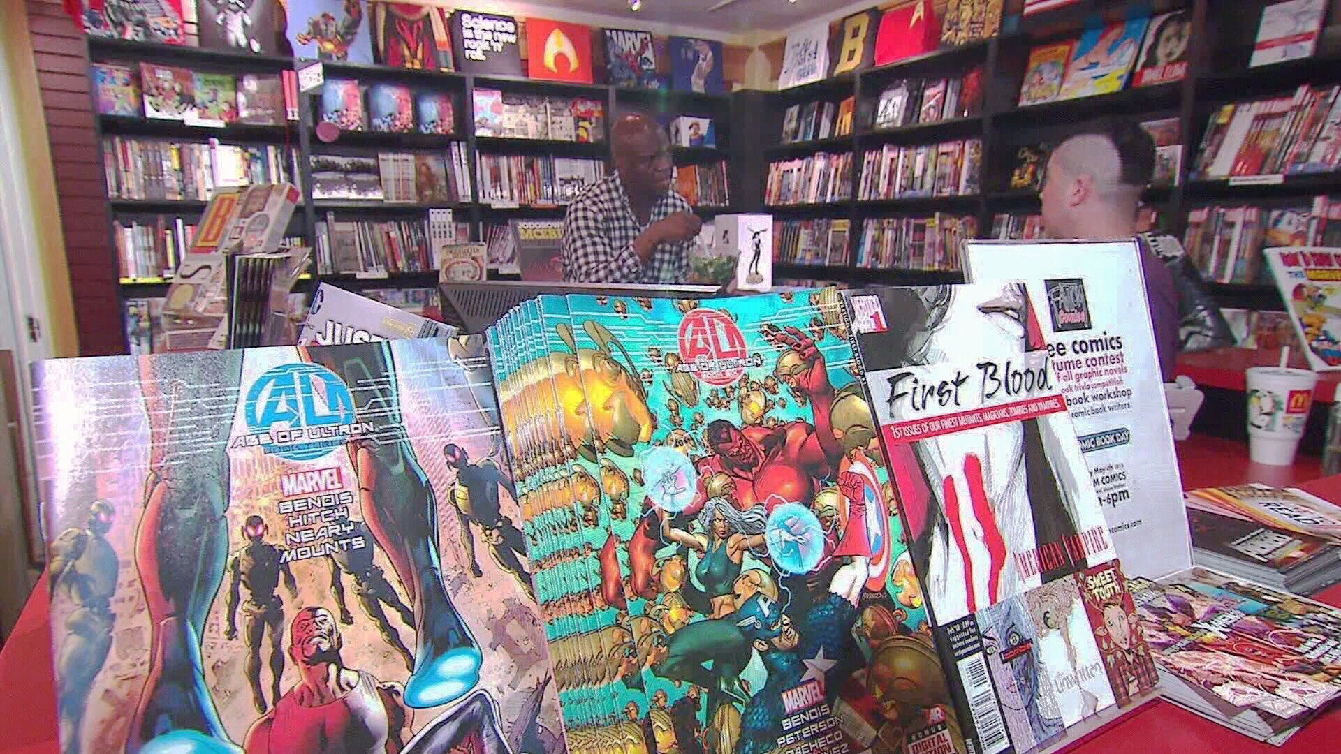 It's a day for those who enjoy comic books.