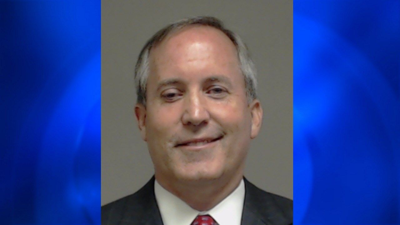 Texas Attorney General Ken Paxton surrenders at the Collin County Jail
